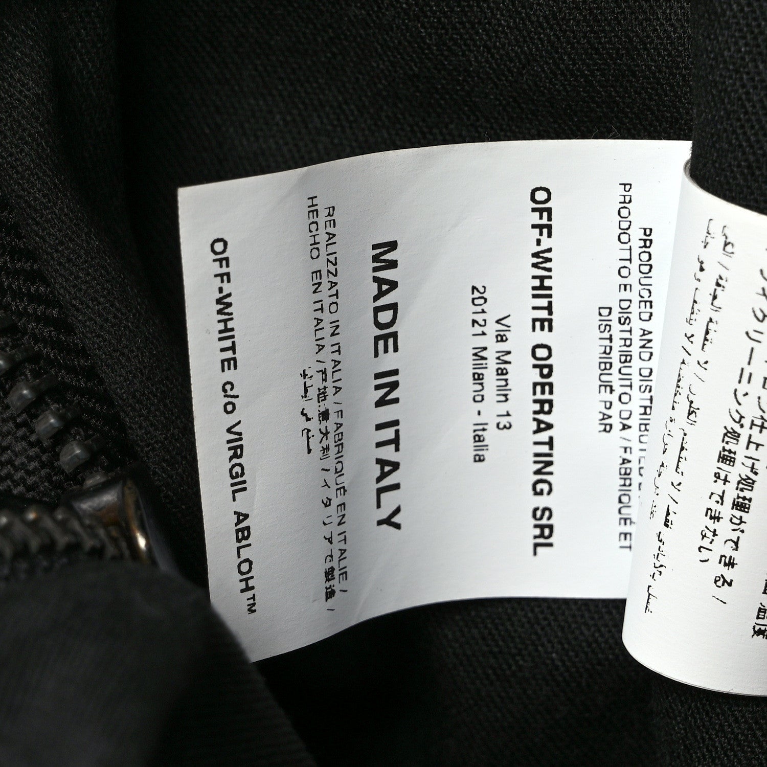 Off-White Canvas Logo Backpack Black Fuchsia 7 of 10