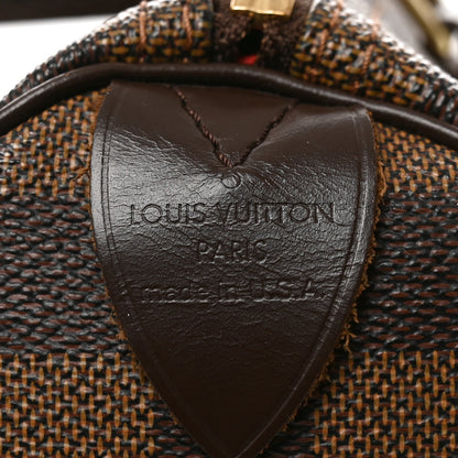 Louis Vuitton Damier Ebene Speedy 30 6 of 10