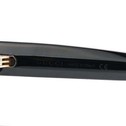 Gucci Acetate Crystal Star Round Frame Sunglasses GG0208S Black 5 of 8