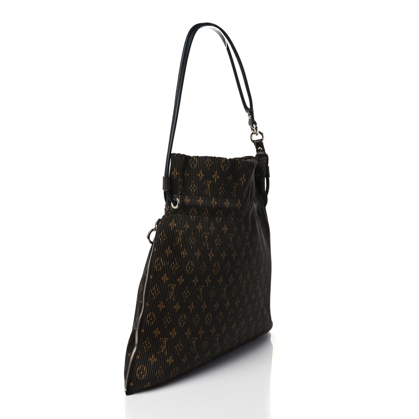 Monogram Canvas Pleated Explorer Bag MM
