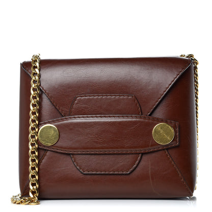 Stella McCartney Eco Alter Nappa Small Popper Shoulder Bag Cognac 1 of 9