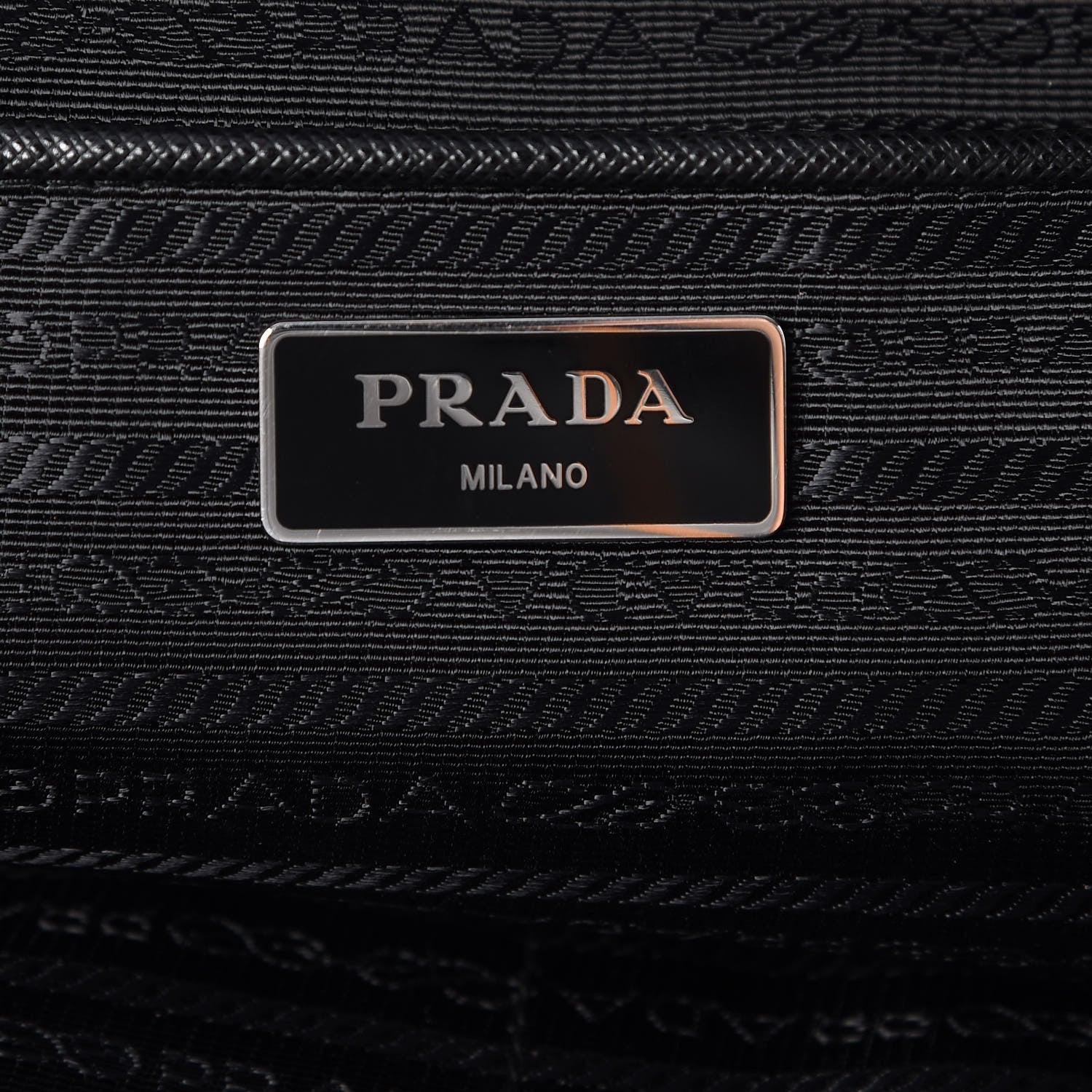 Prada Nylon Tessuto Impuntu Quilted Tote Black 6 of 8