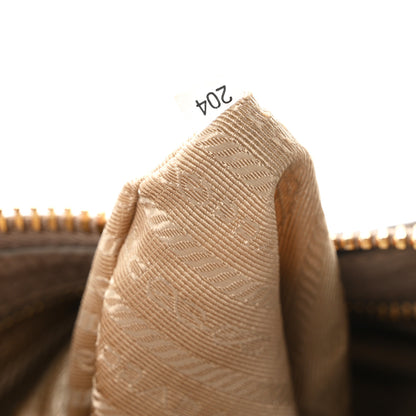 Prada Vitello Daino Shoulder Bag Pomice 7 of 10