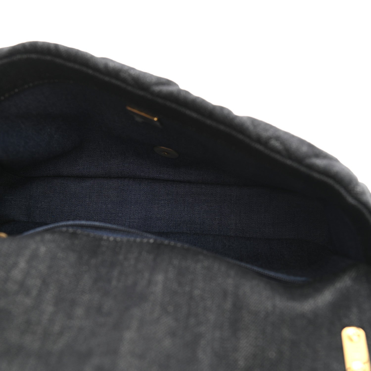 Chanel Denim Quilted Medium Funky Town Flap Black 5 of 8