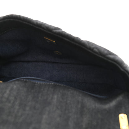 Chanel Denim Quilted Medium Funky Town Flap Black 5 of 8