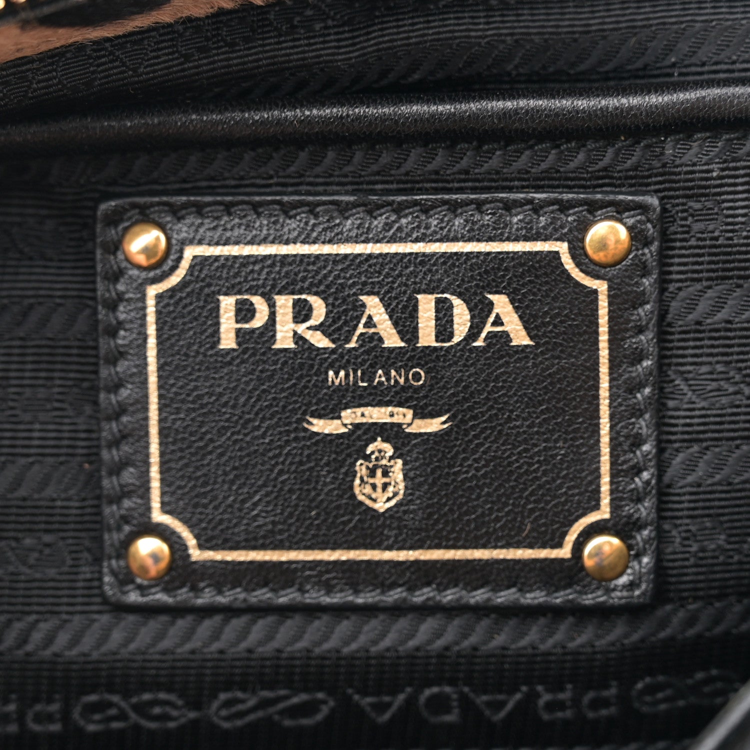 Prada Cavallino Leopard Print Medium Galleria Double Zip Tote Miele Moro 6 of 10