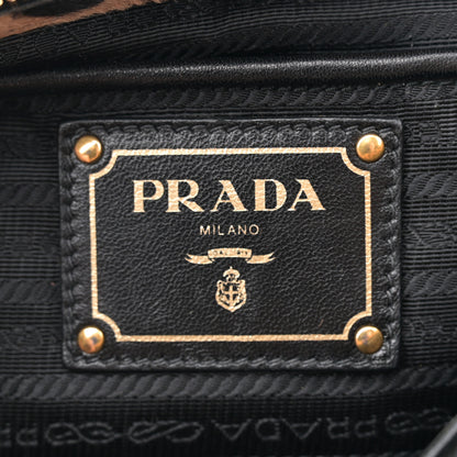 Prada Cavallino Leopard Print Medium Galleria Double Zip Tote Miele Moro 6 of 10