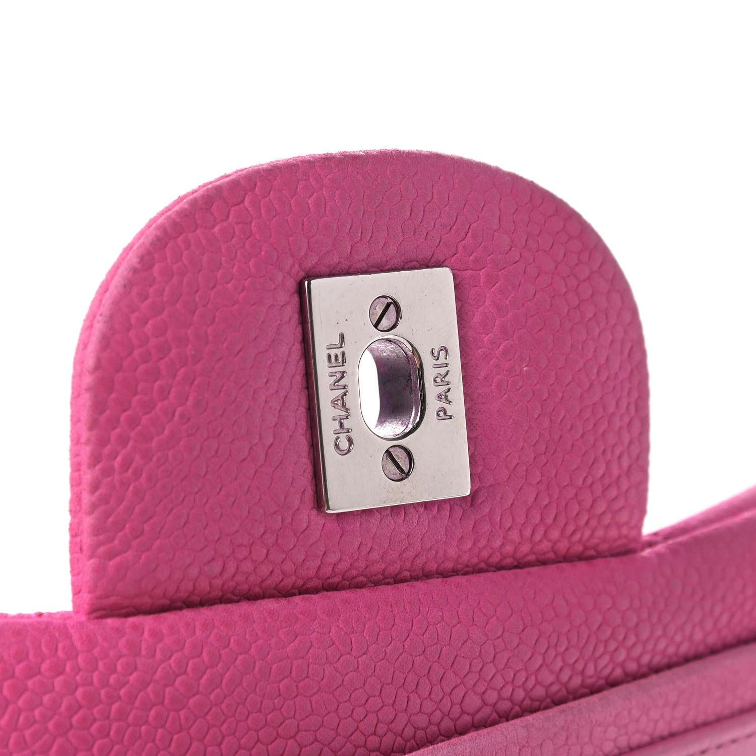 Chanel Iridescent Caviar Quilted Jumbo Double Flap Pink 9 of 10