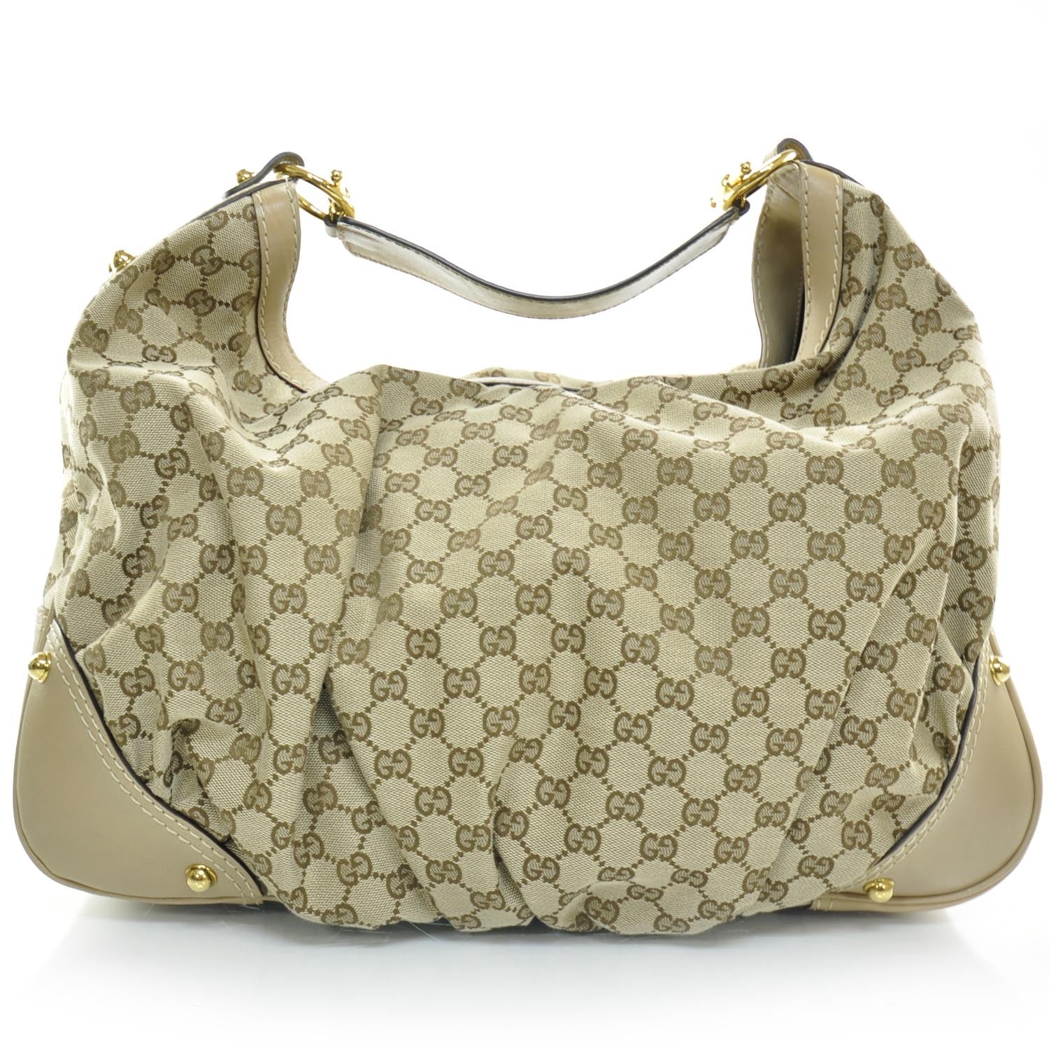 Gucci Monogram Large Jockey Hobo 4 of 9
