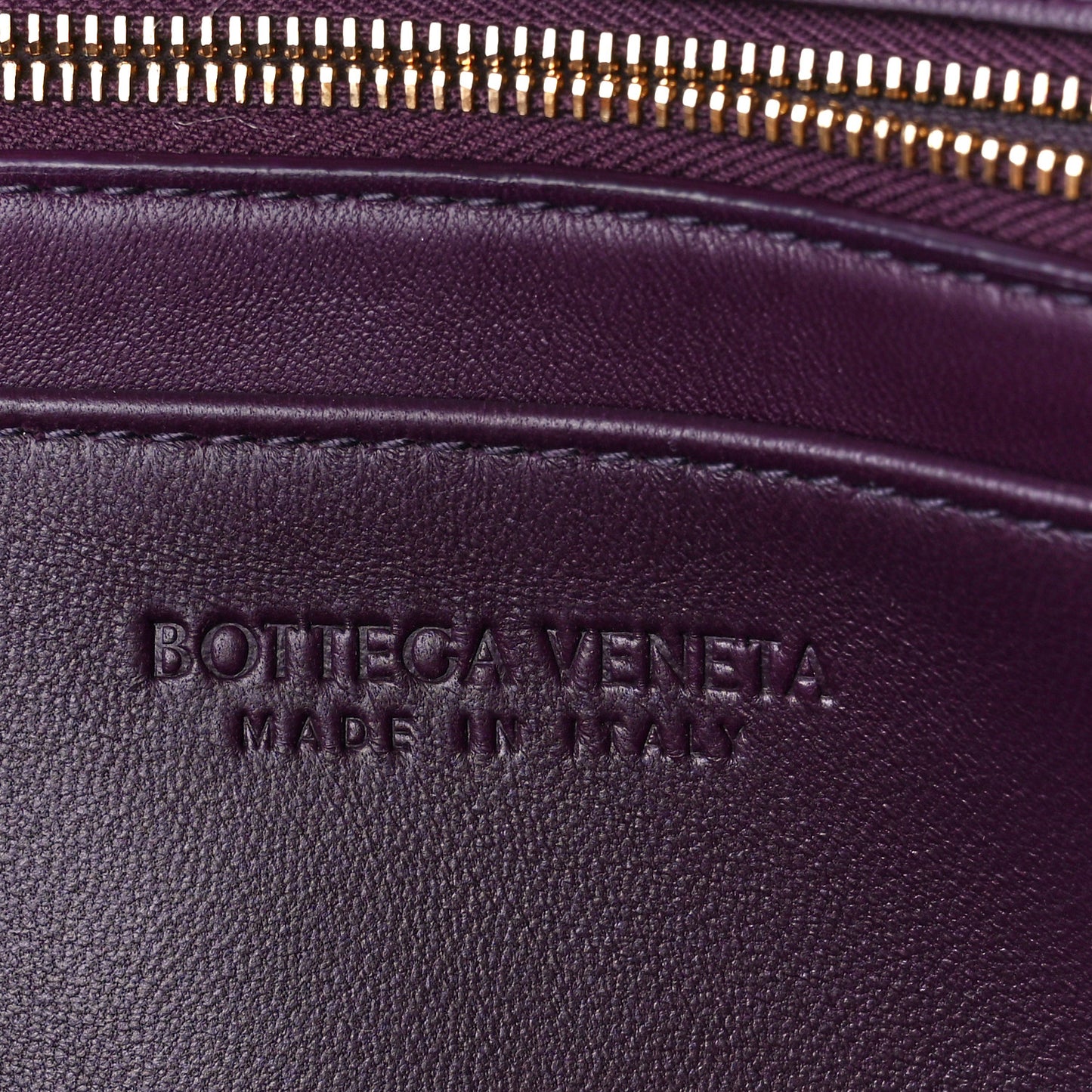 Nappa Intrecciato Small East West Andiamo Shoulder Bag Dark Mystic