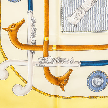Hermes Silk Cannes Et Pommeaux Scarf 70 5 of 6