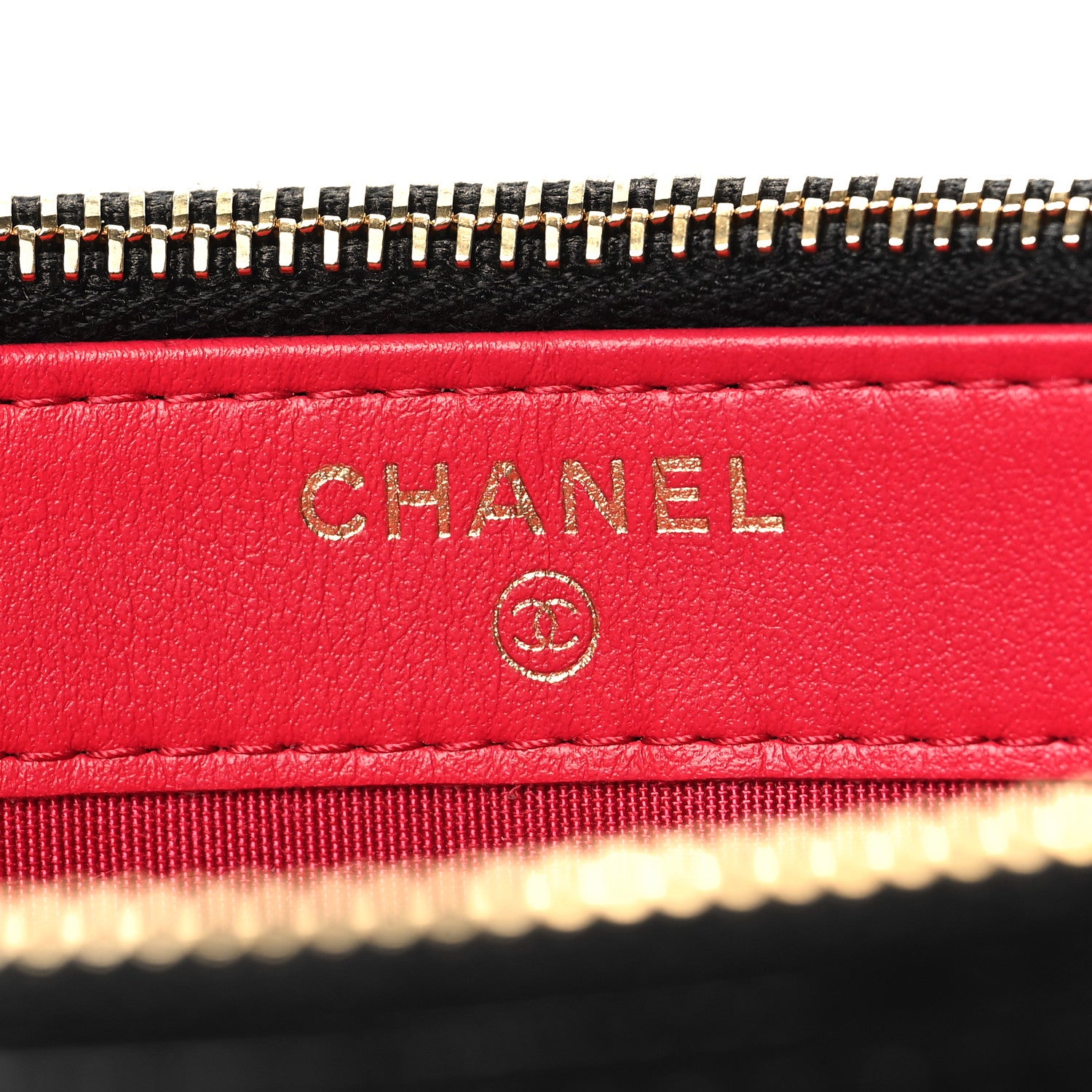 Chanel Glazed Aged Calfskin Quilted CC Small Clutch With Chain Black 8 of 14