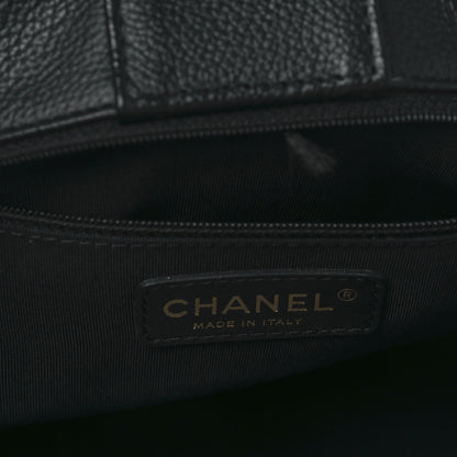 Chanel Calfskin Cerf Executive Shopper Tote Black 7 of 11