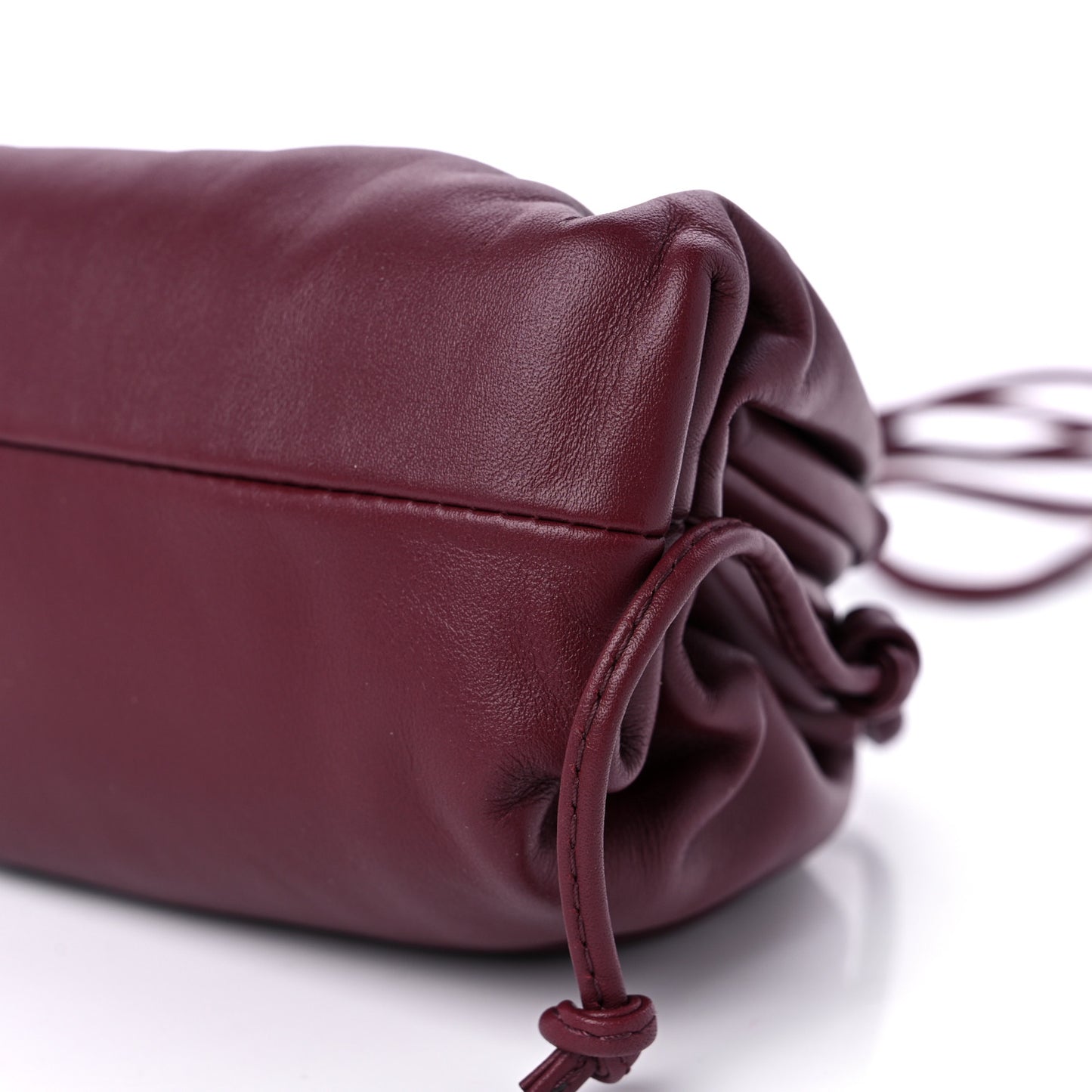 Butter Calfskin The Mini Pouch Bordeaux