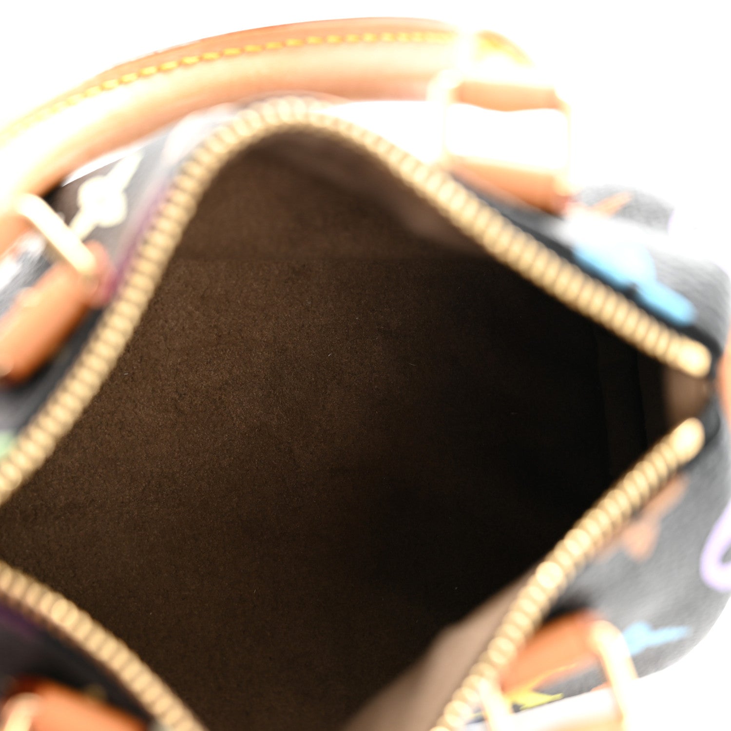 Louis Vuitton Monogram Multicolor Mini Sac HL Speedy Black 5 of 11