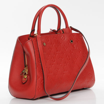 Louis Vuitton Empreinte Montaigne MM Cherry 4 of 8