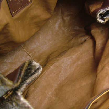 Prada Python Patch Shopper Tote Militare 6 of 13
