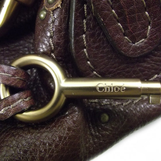 Chloe Leather Paddington Chocolate 19549 – FASHIONPHILE