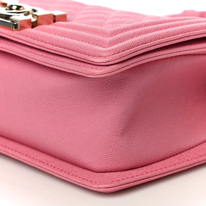 Chanel Caviar Quilted Small Boy Flap Pink 10 of 11