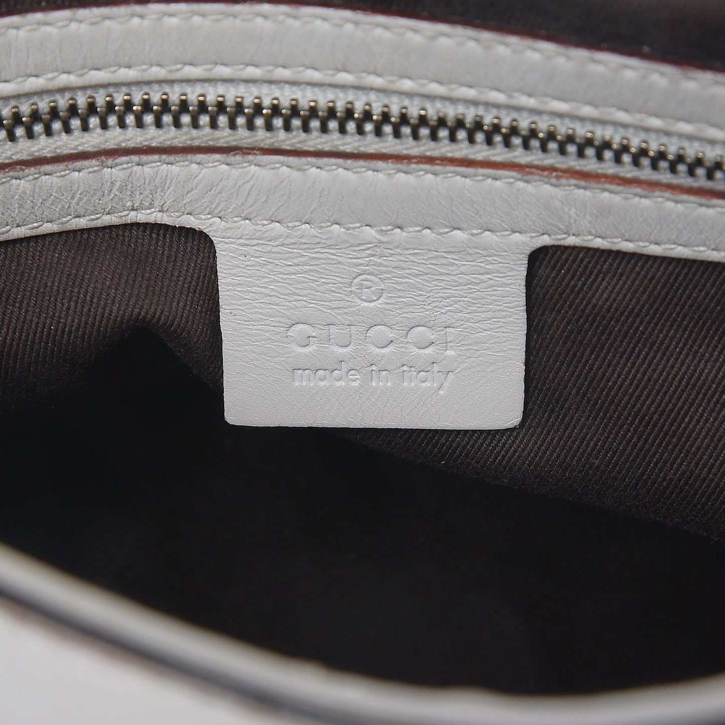 Monogram Half Moon Hobo White