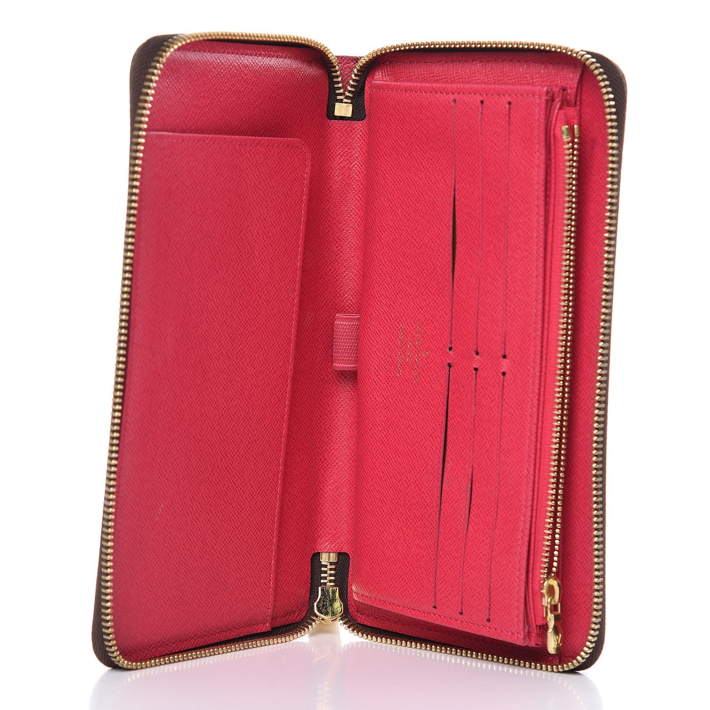 Monogram My LV Heritage Zippy Organizer Wallet Fuchsia White