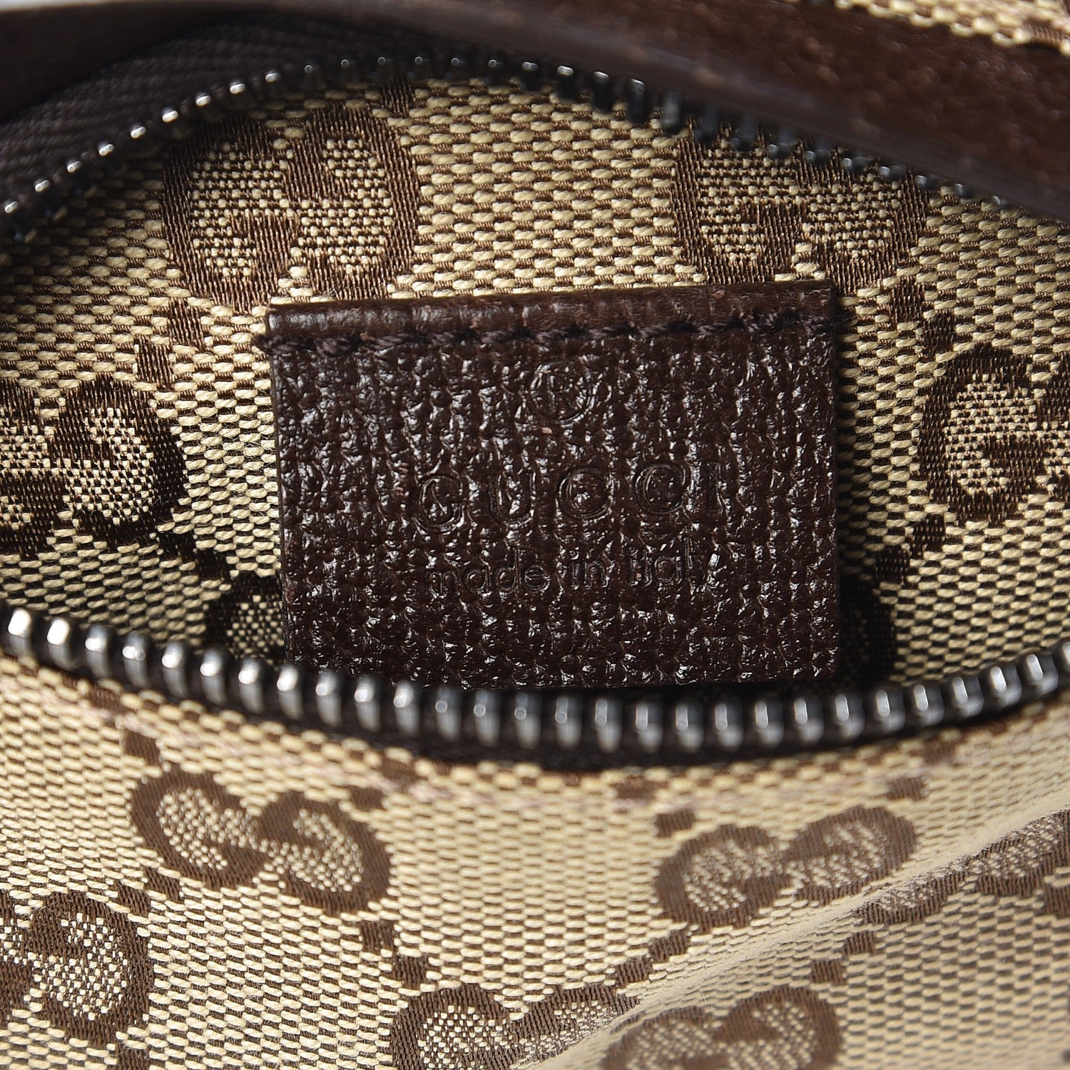 Gucci Monogram Web Belt Bag Dark Brown 6 of 9