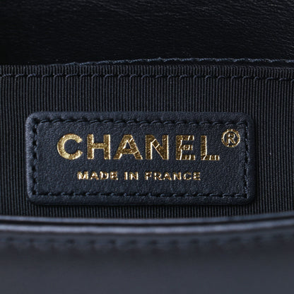 Chanel Calfskin Quilted Gripoix Small Boy Flap Black 6 of 9