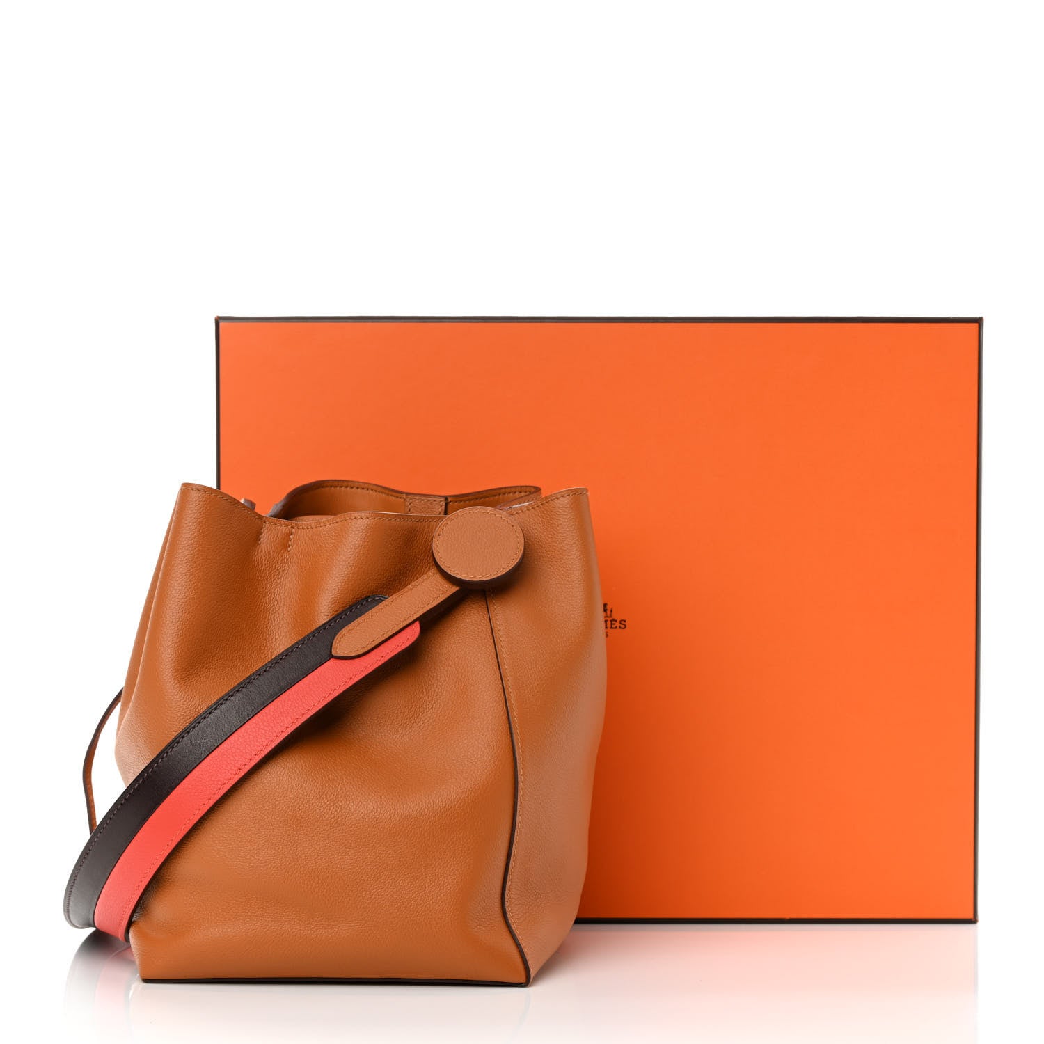 Hermes Evercolor Swift Sac Licol 17 Toffee Havane Capucine 15 of 15