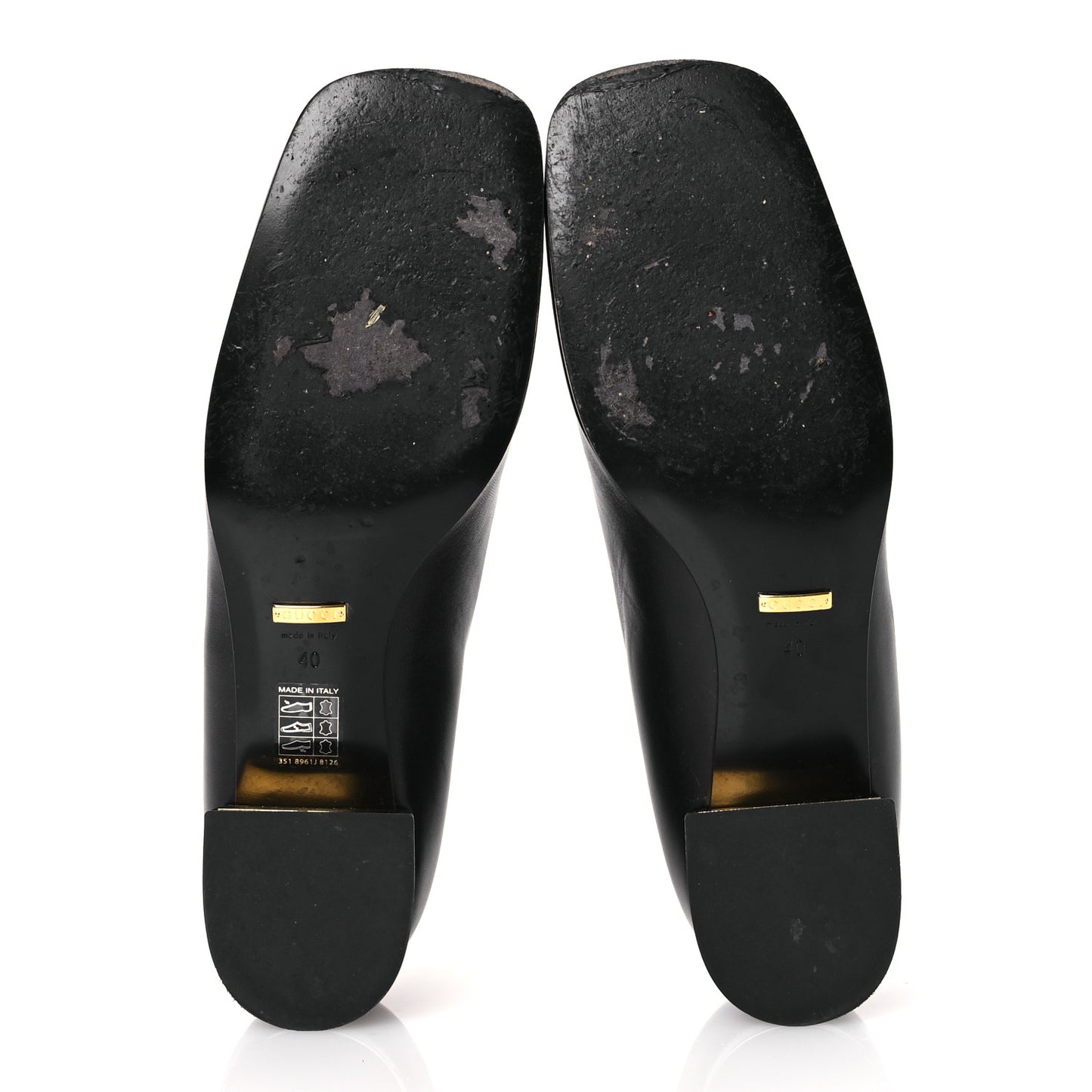 Malaga Kid Horsebit Ballet 25mm Flats 40 Black