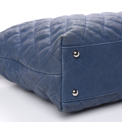 Chanel Caviar Quilted French Riviera Hobo Blue 8 of 17