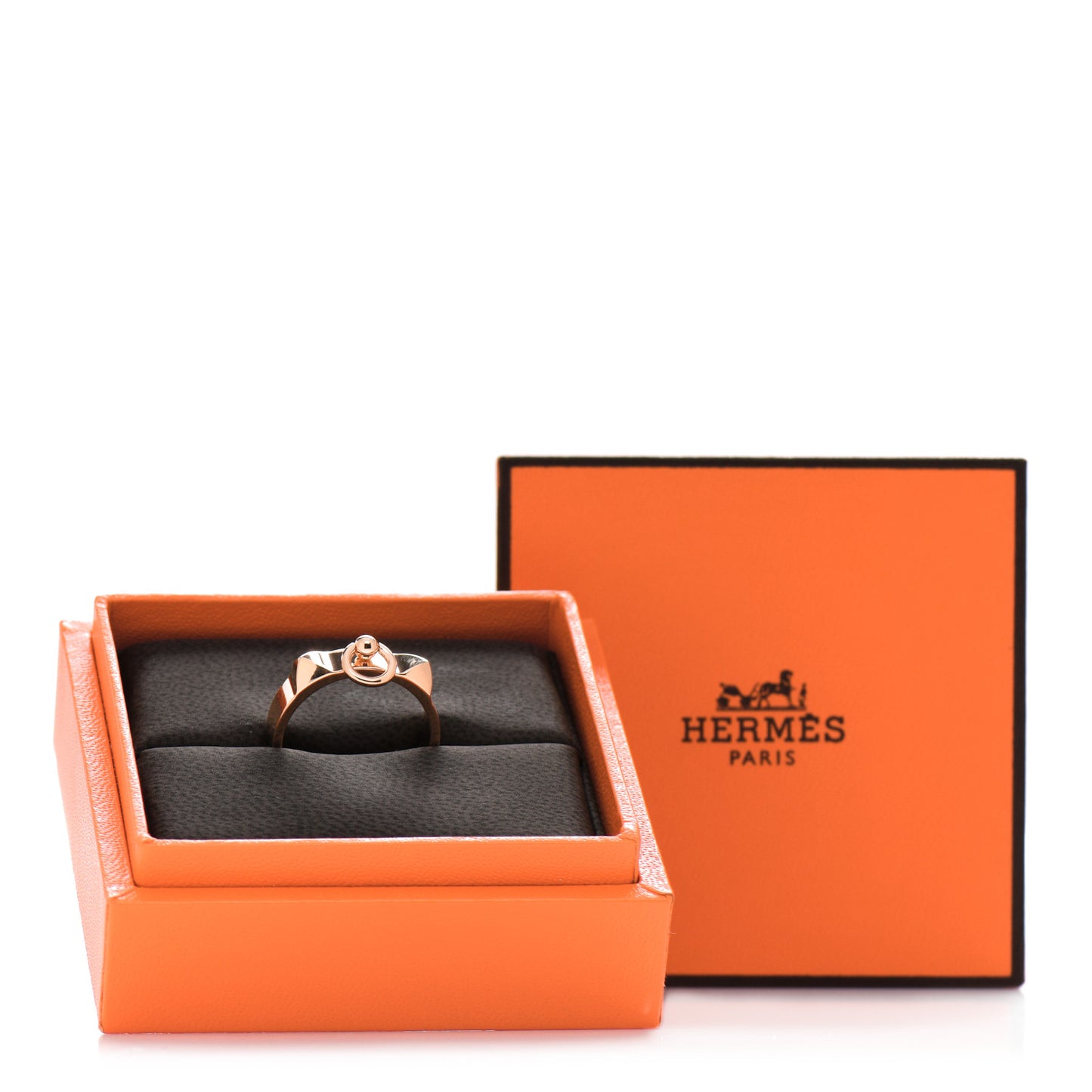 18K Rose Gold PM Collier De Chien Ring 55 7.25