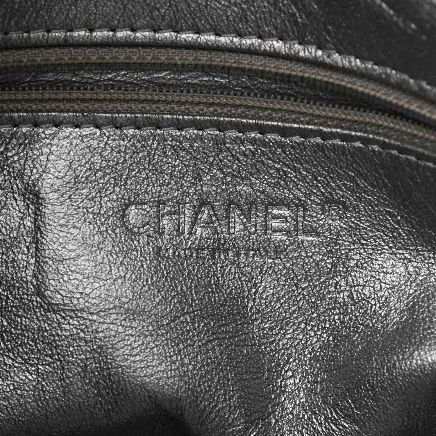Chanel Glazed Caviar Large East West Modern Chain Tote Brown 6 of 11