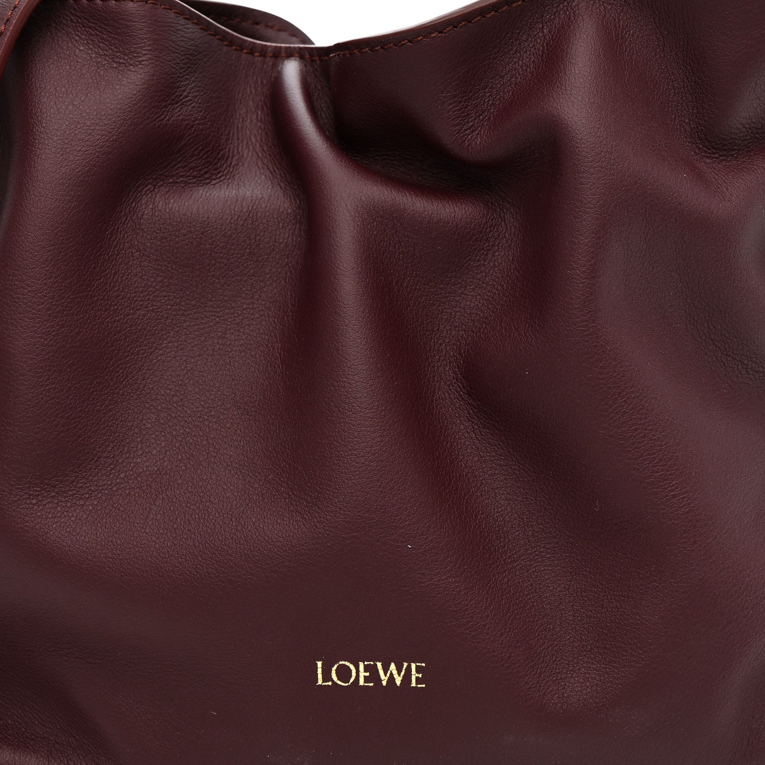 Loewe Calfskin Mini Flamenco Knot Clutch Dark Burgundy 9 of 11