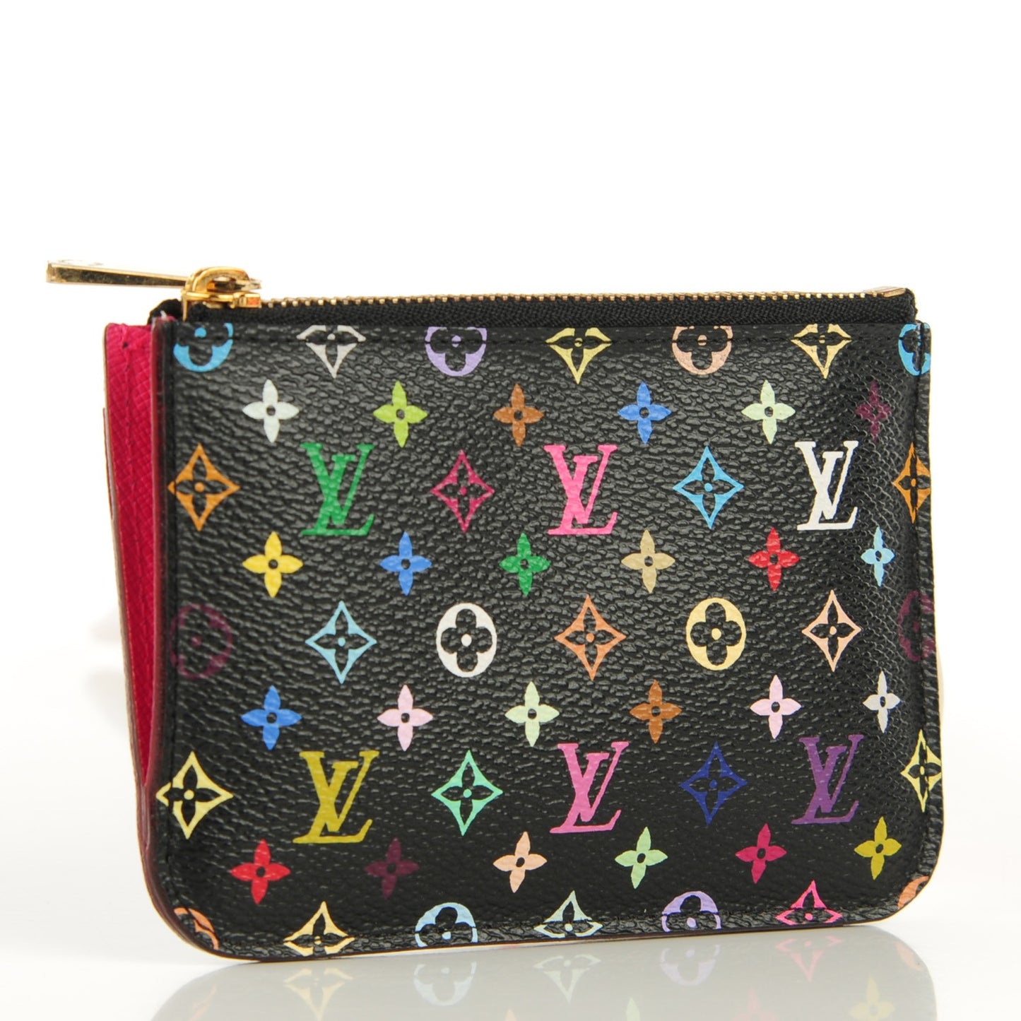 Monogram Multicolor Key Pouch Black Grenade