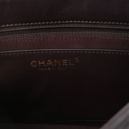 Chanel Lambskin Quilted Medium Pillow Crush Flap Bag Dark Brown 6 of 10
