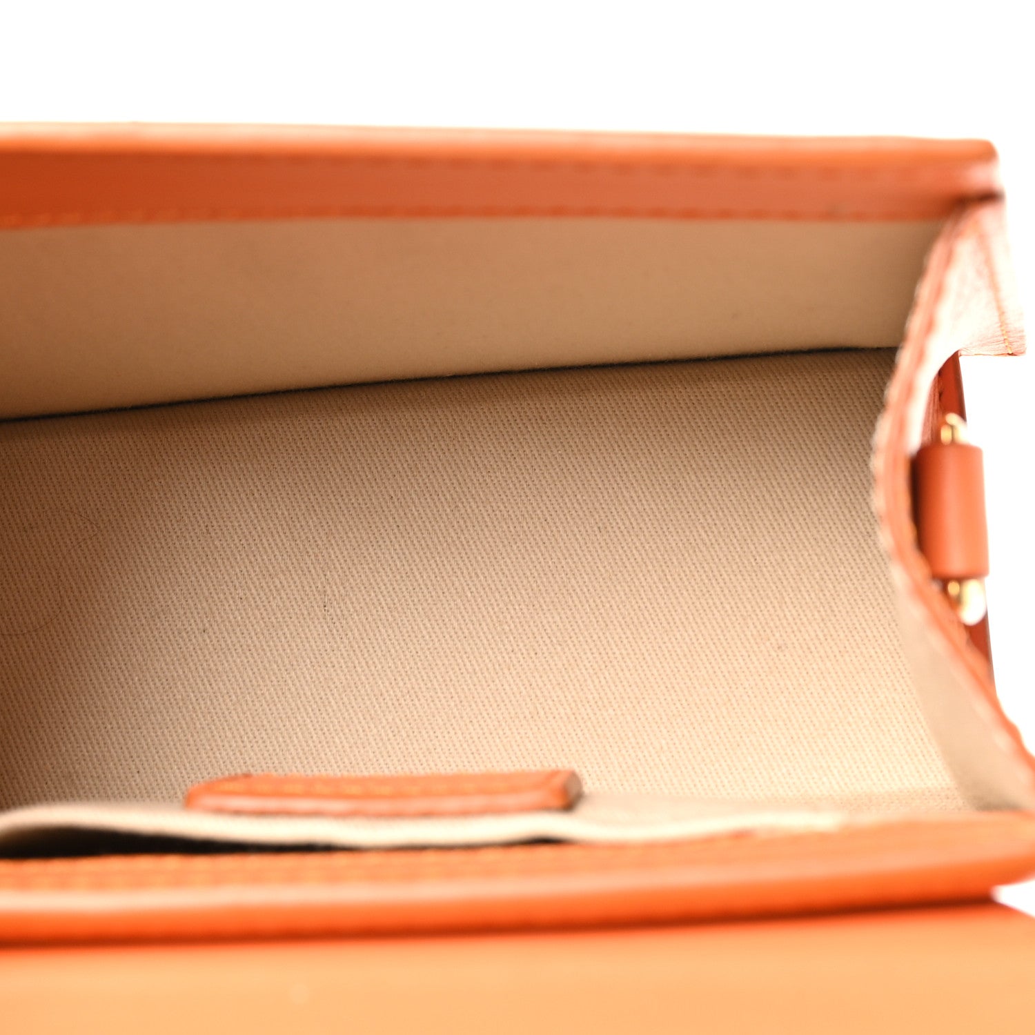 Jacquemus Smooth Calfskin Le Chiquito Noeud Orange 5 of 9