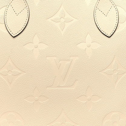 Louis Vuitton Empreinte Monogram Giant Neverfull MM Cream 9 of 11