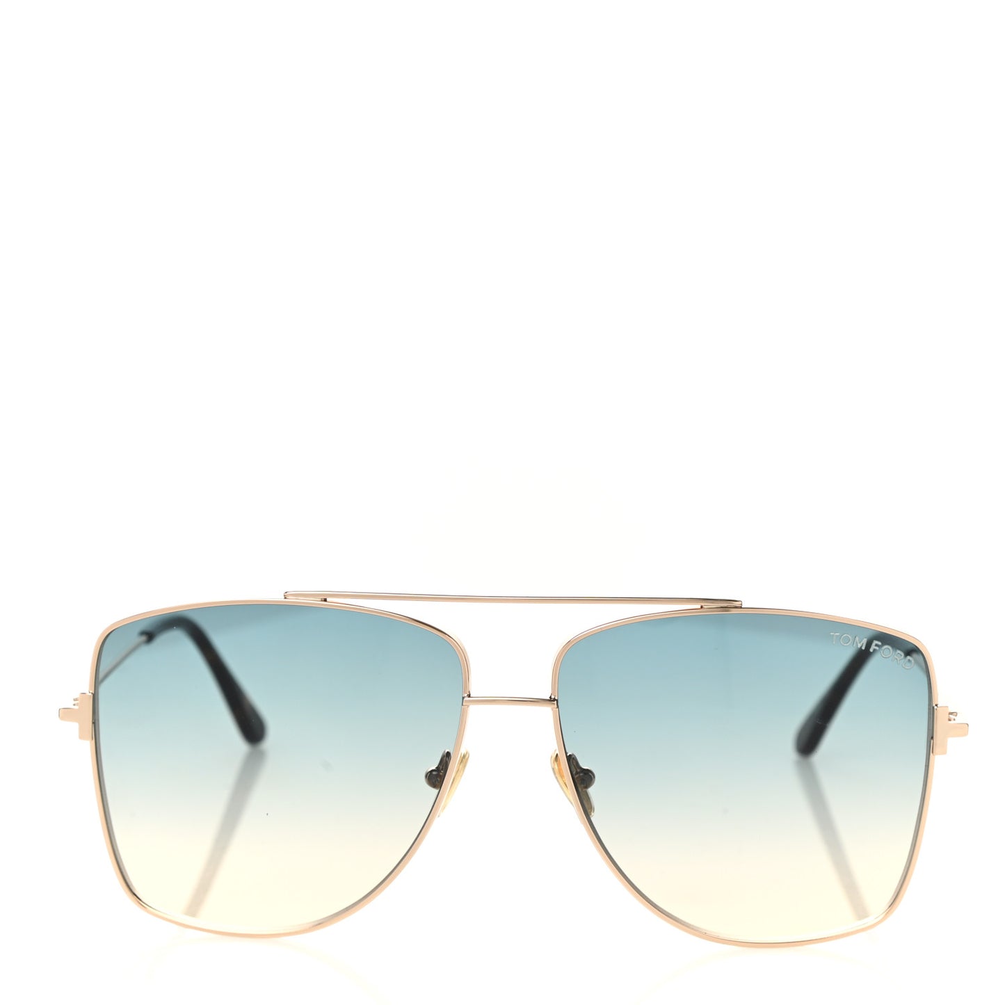 Reggie Aviator Sunglasses TF838 Shiny Rose Gold