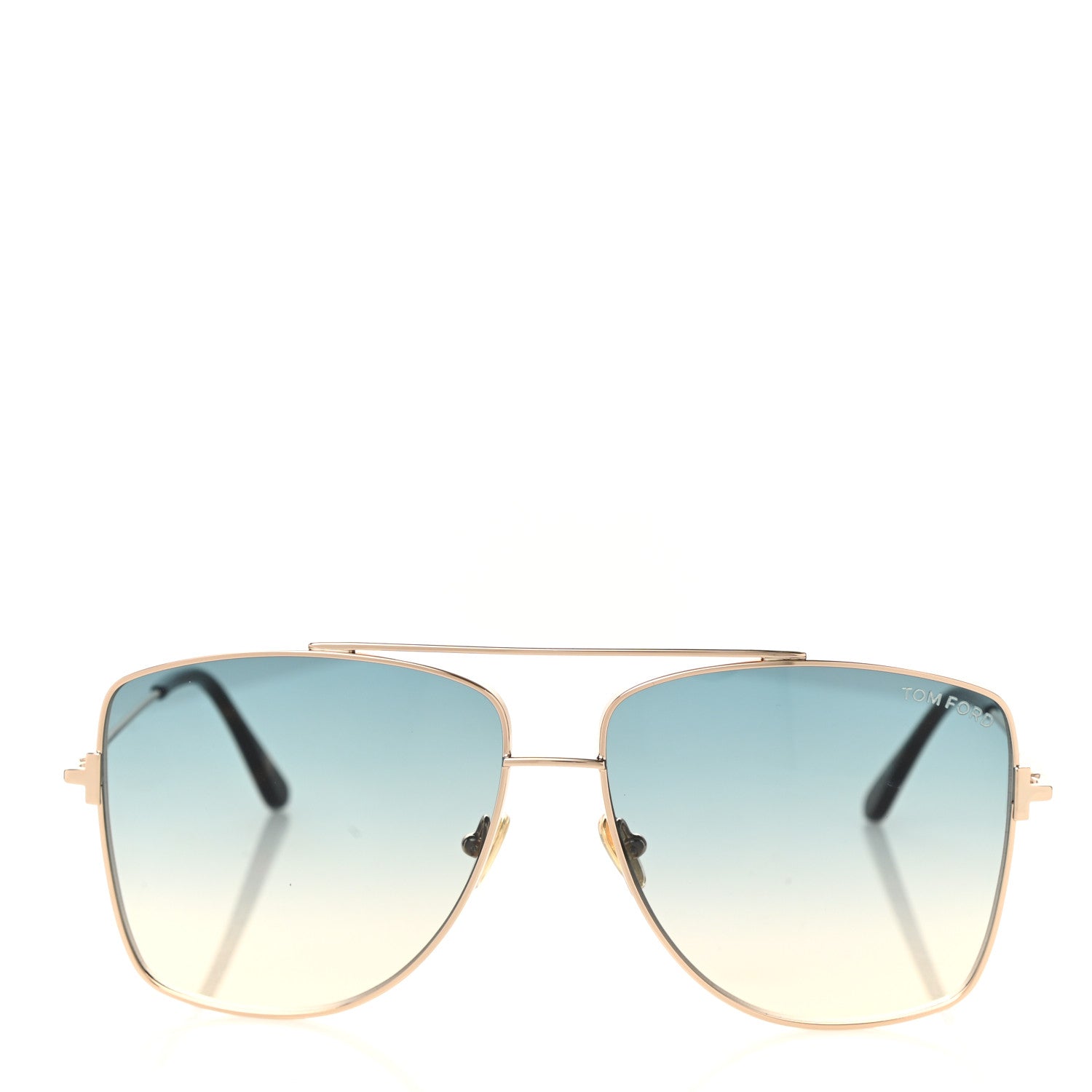 Tom Ford Reggie Aviator Sunglasses TF838 Shiny Rose Gold 2 of 8