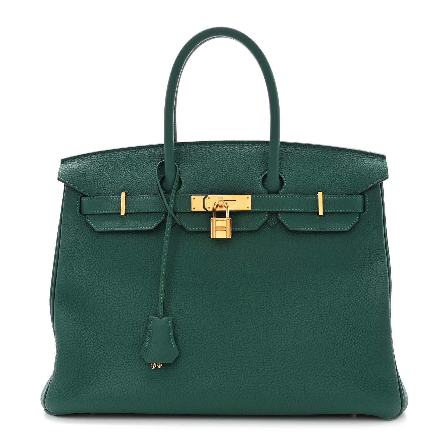 Hermes Togo BIRKIN 35 Malachite 1 of 10