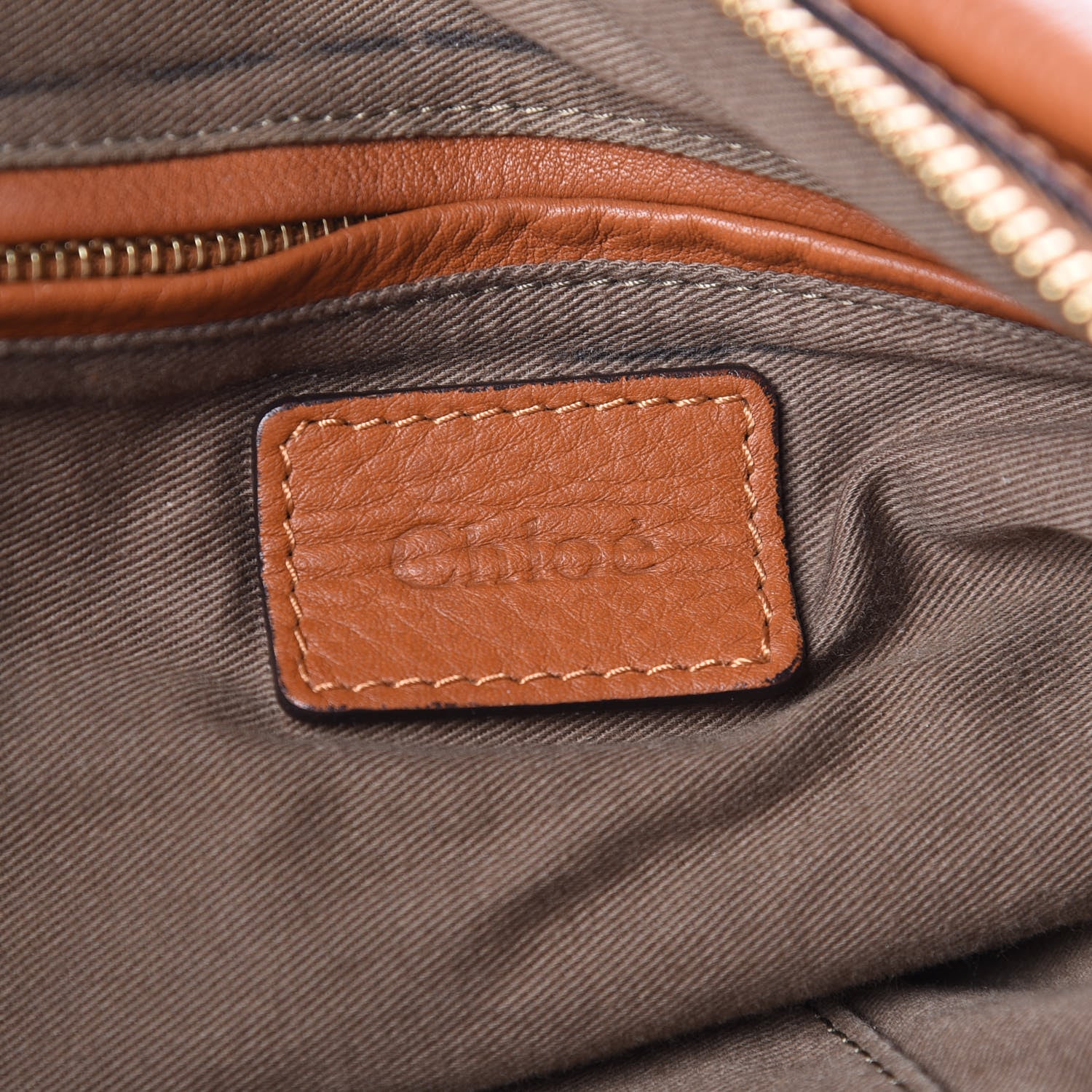 Chloe Calfskin Large Marcie Satchel Tan 6 of 24