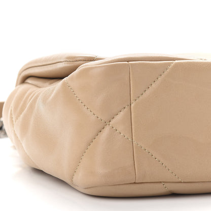 Chanel Lambskin Quilted Medium Chanel 19 Flap Dark Beige 8 of 10