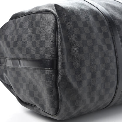 Louis Vuitton Damier Graphite Keepall Bandouliere 55 5 of 15