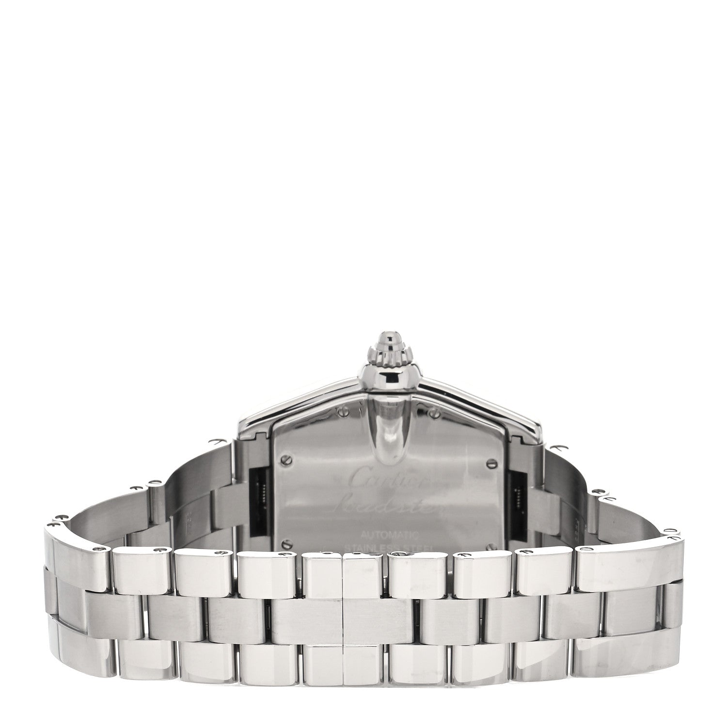 Cartier Stainless Steel 37mm Roadster Automatic Watch Black 3 of 5