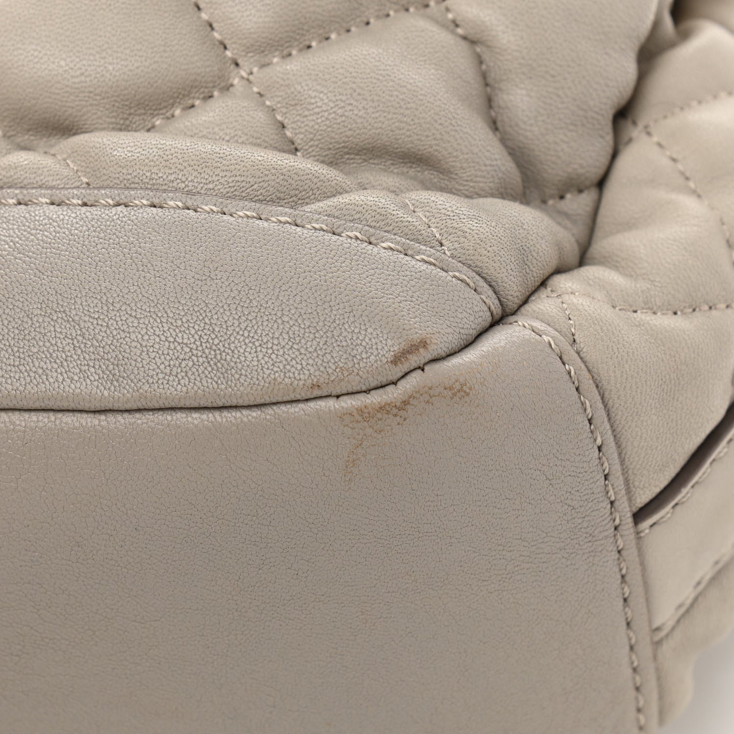 Burberry Lambskin Quilted Medium Enmore Hobo Beige 16 of 16