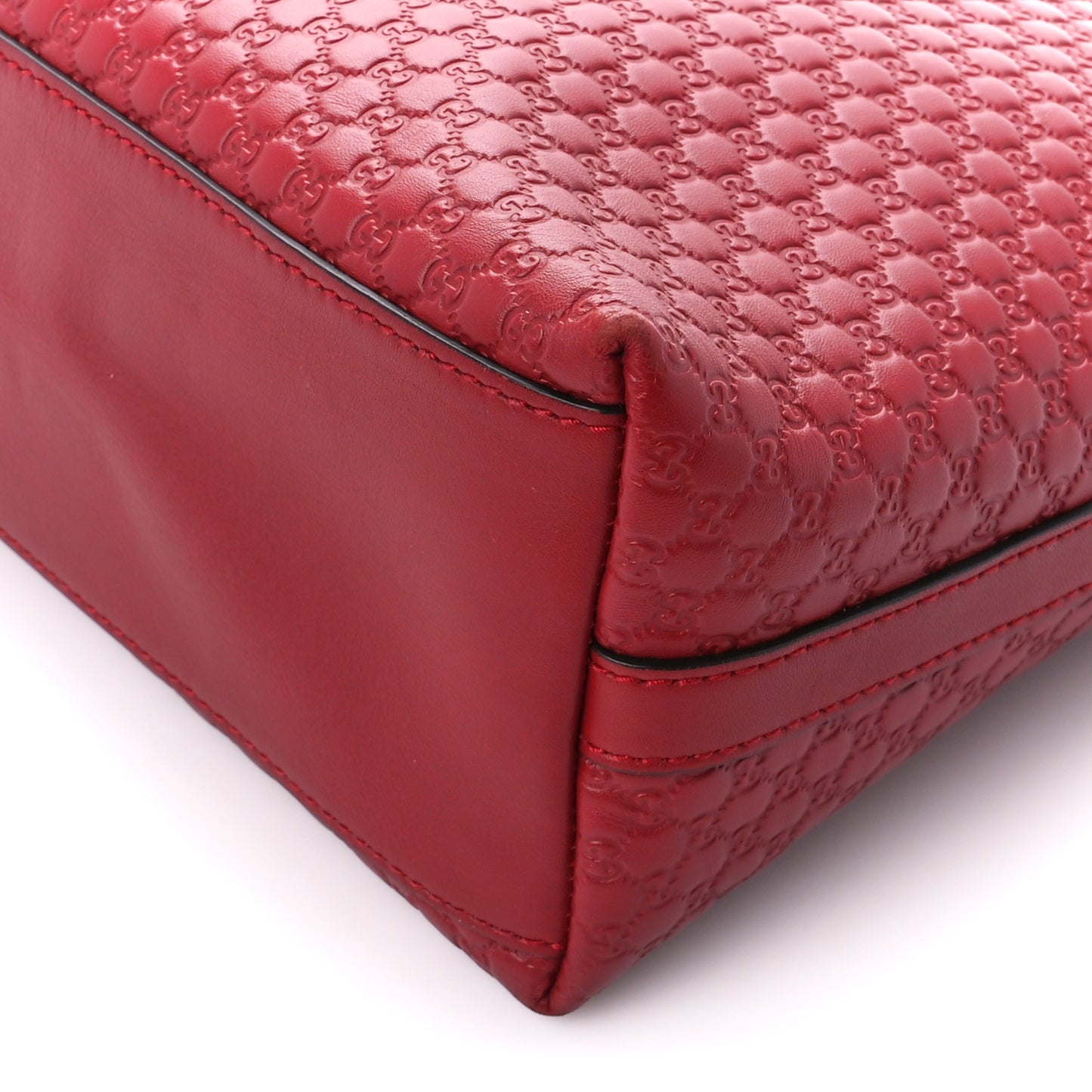 Soft Microguccissima Margaux Shoulder Bag Red