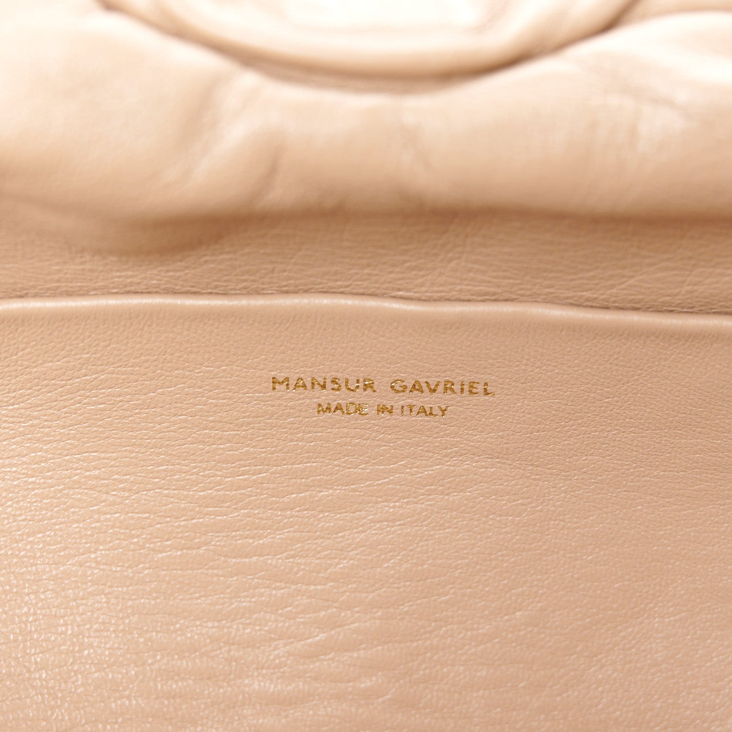 Mansur Gavriel Lambskin Cloud Clutch Biscotto 6 of 11