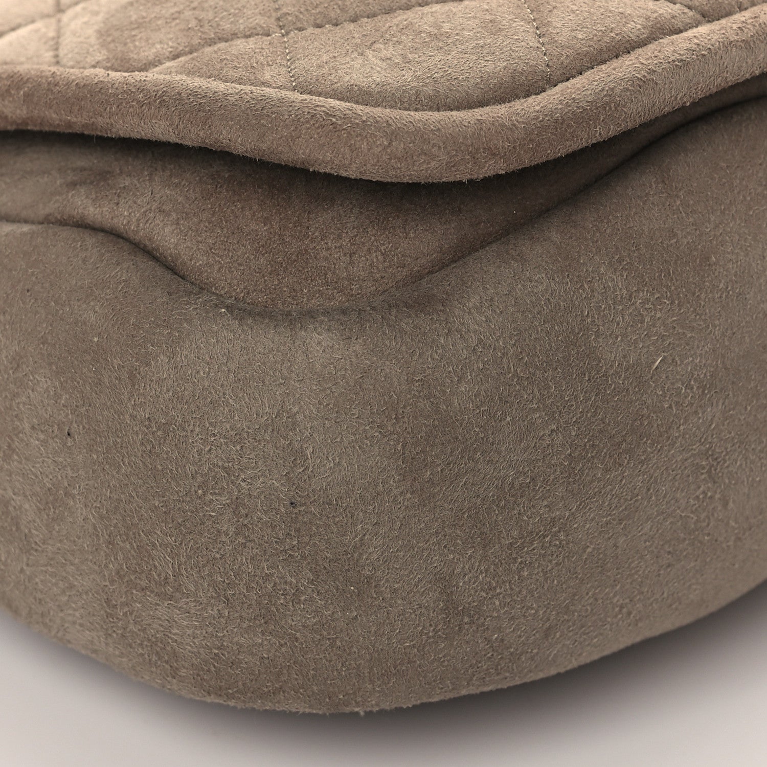 Chanel Shearling Quilted Mademoiselle Flap Light Brown 9 of 10