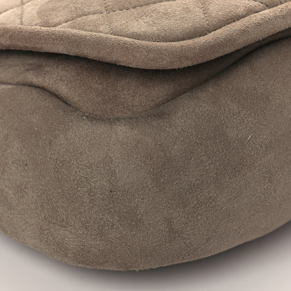 Chanel Shearling Quilted Mademoiselle Flap Light Brown 9 of 10