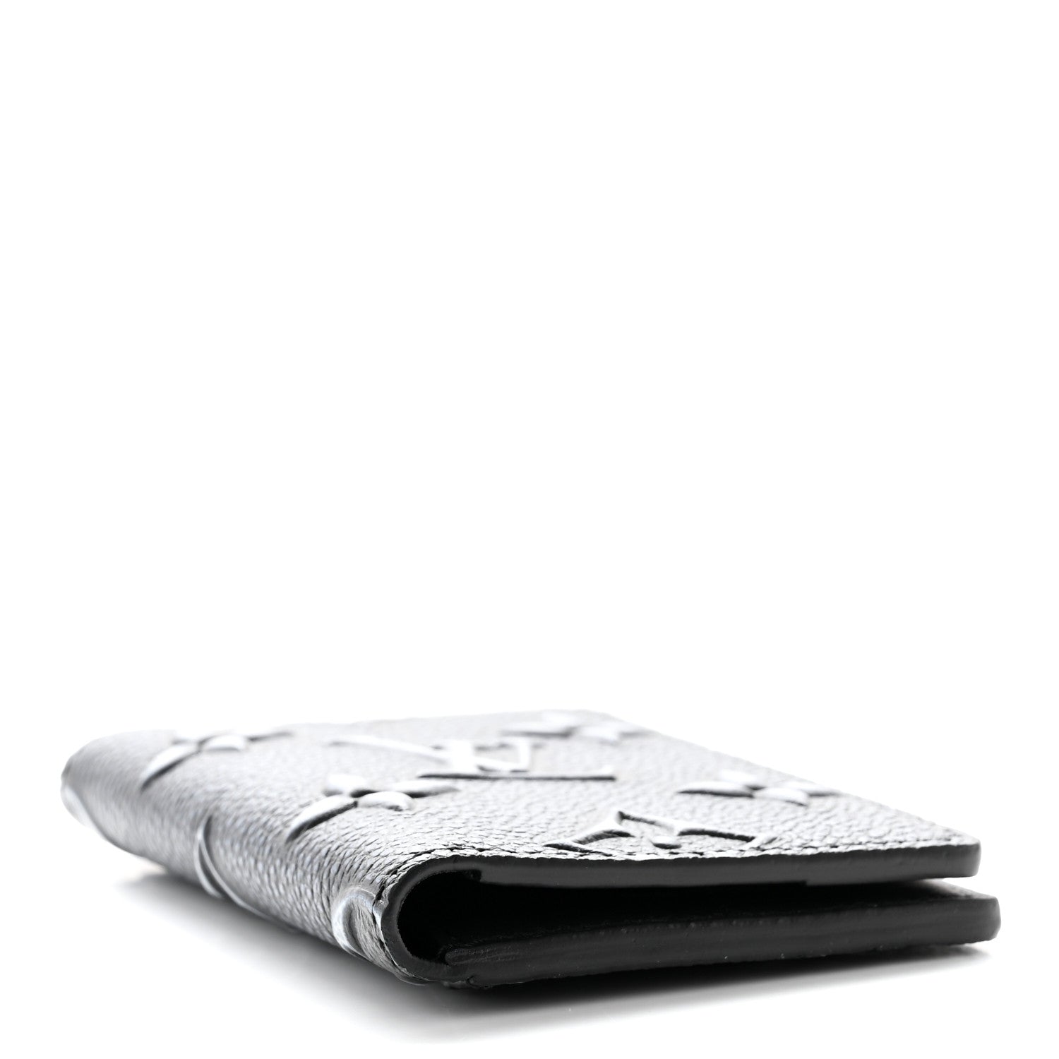 Louis Vuitton Faded Calfskin Monogram Pocket Organizer Charcoal 4 of 10